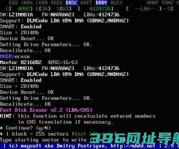专业硬盘扫描修复工具MHDD图文教程